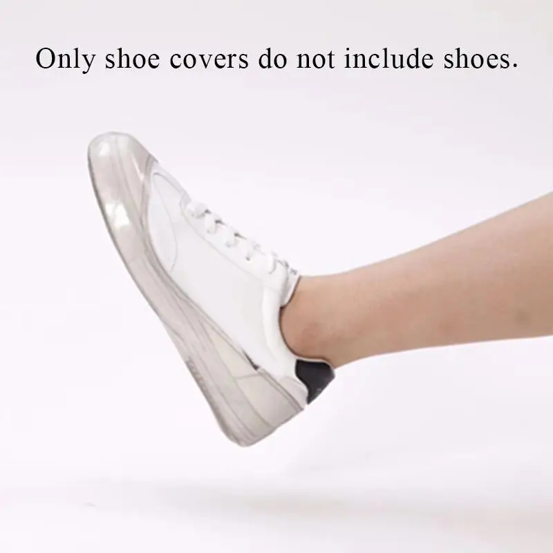 

1Pair Sand-proof Shoe Covers Silicone Rain Shoe Covers Reusable Jelly Galoshes Soft Waterproof Non-slip Shallow Shoe Holder