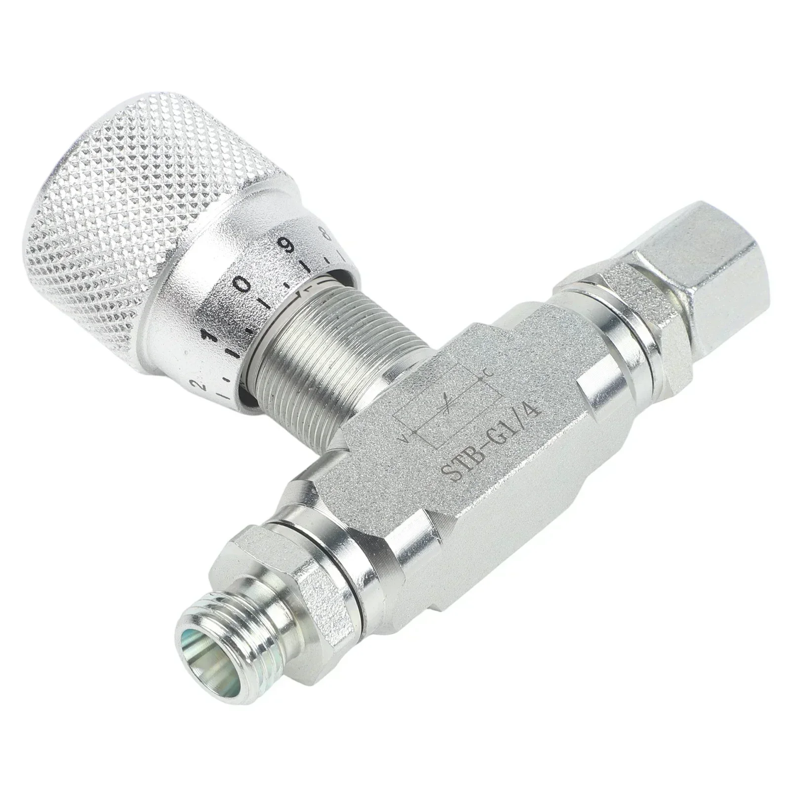 

Гидравлический регулирующий клапан, разъем 08 л, как показано на рисунке, дроссельный клапан, 1 4 дюйма, внутренняя резьба NPT, частота расхода 46 галлонов в минуту, максимальное давление 5800 фунтов на квадратный дюйм