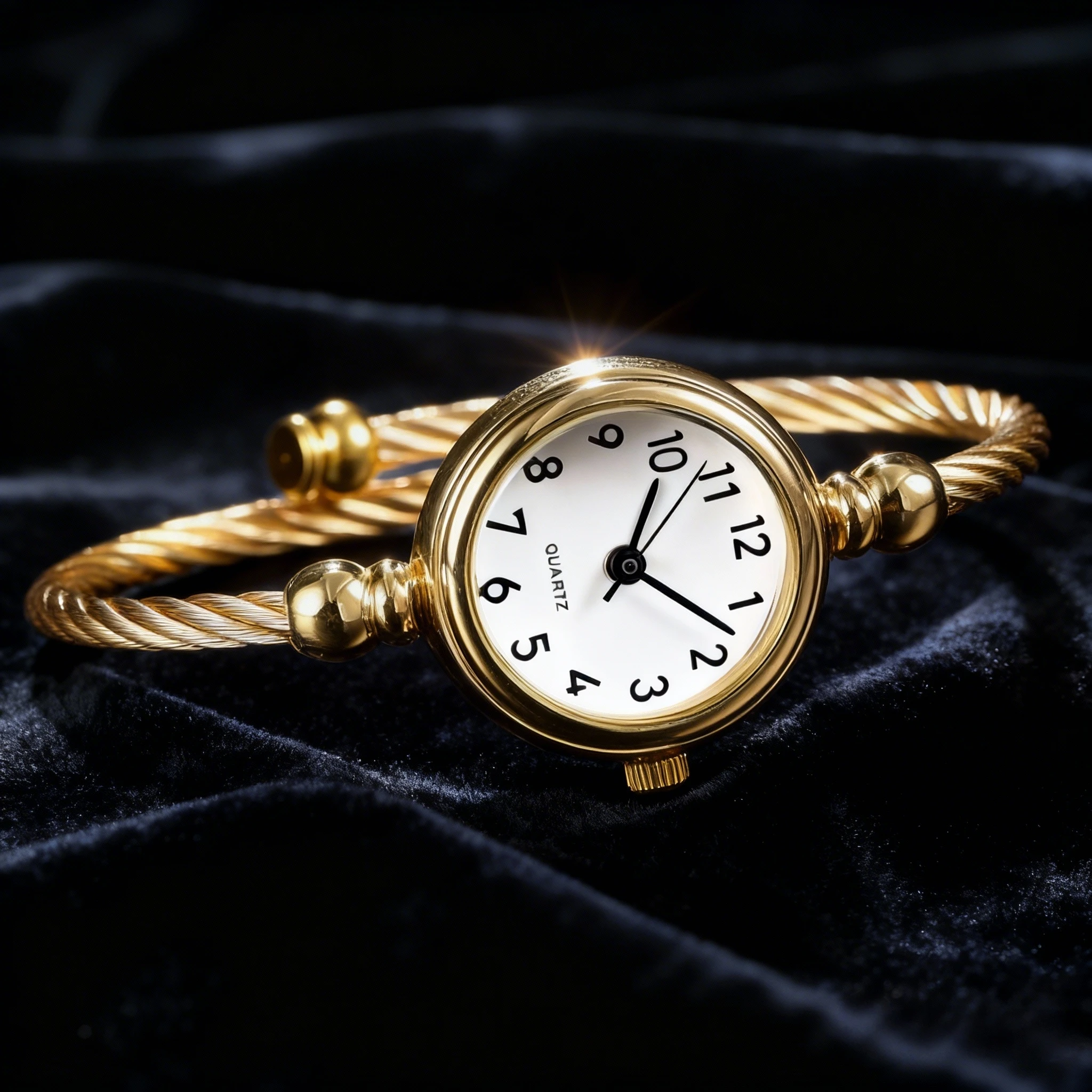 Luxury Retro Woman Watches Fashion Thin Chain Ladies Bracelet Watches Small Elegant Gold Watches for Woman reloj para mujer