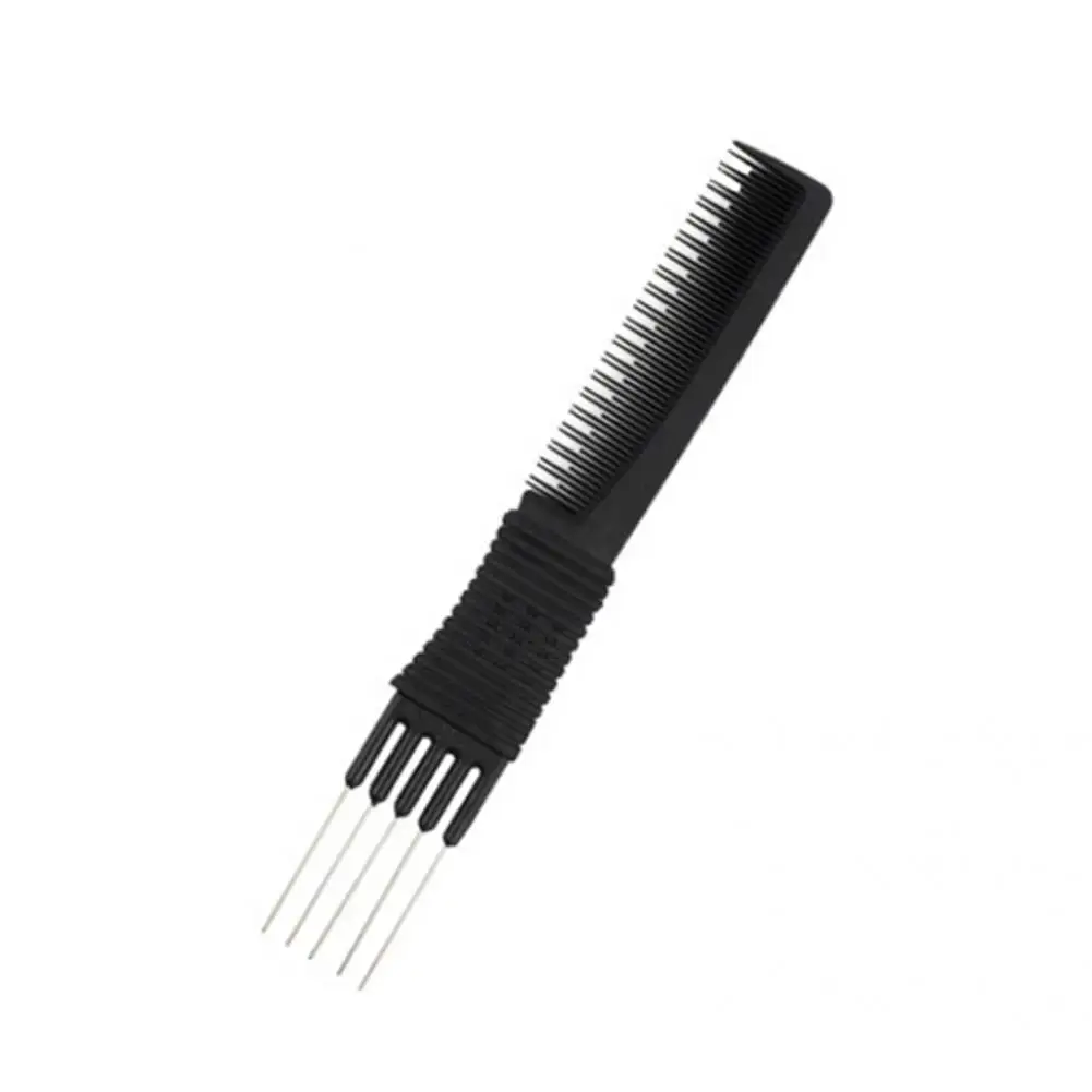 Triple Tail Comb Comfortable Carbon Lift Combs Portable Durable  Good Salon Teasing Back Carbon Comb