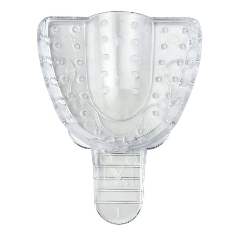 Dental Implant Impression Tray Plastic Teeth Holder Mold Dentistry Accessories Transparent Mouth Tray Planting Tools