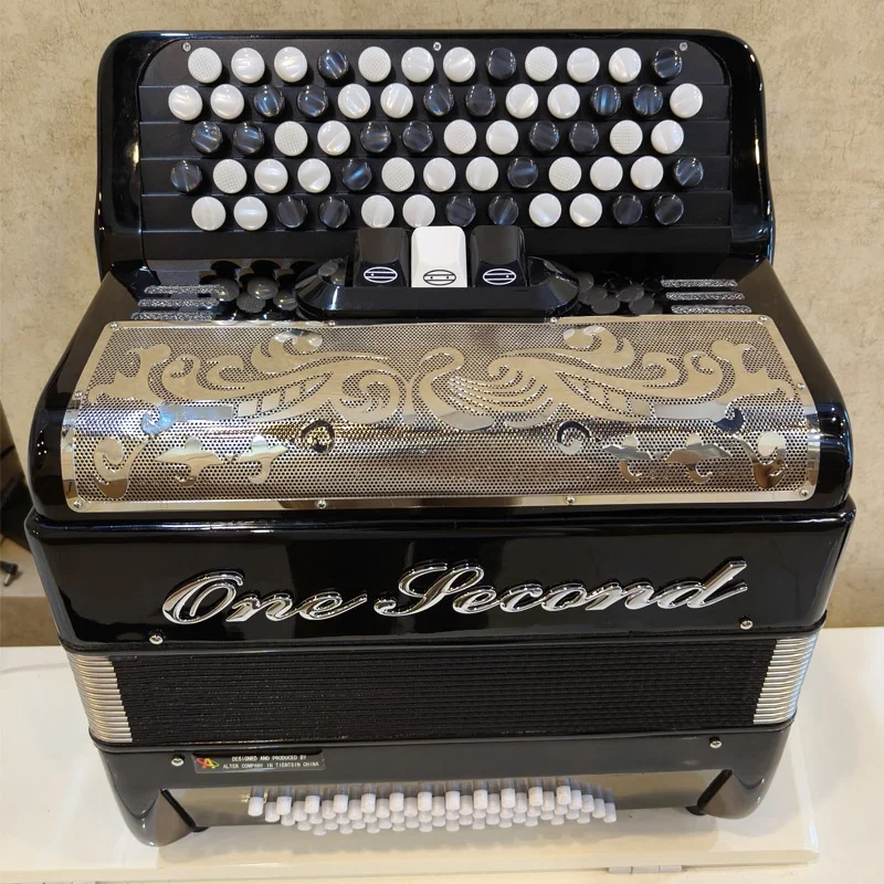 Professional Accordion 60/96 Bass Keyboard Piano 22 Keys Accordion for Wind Instrument