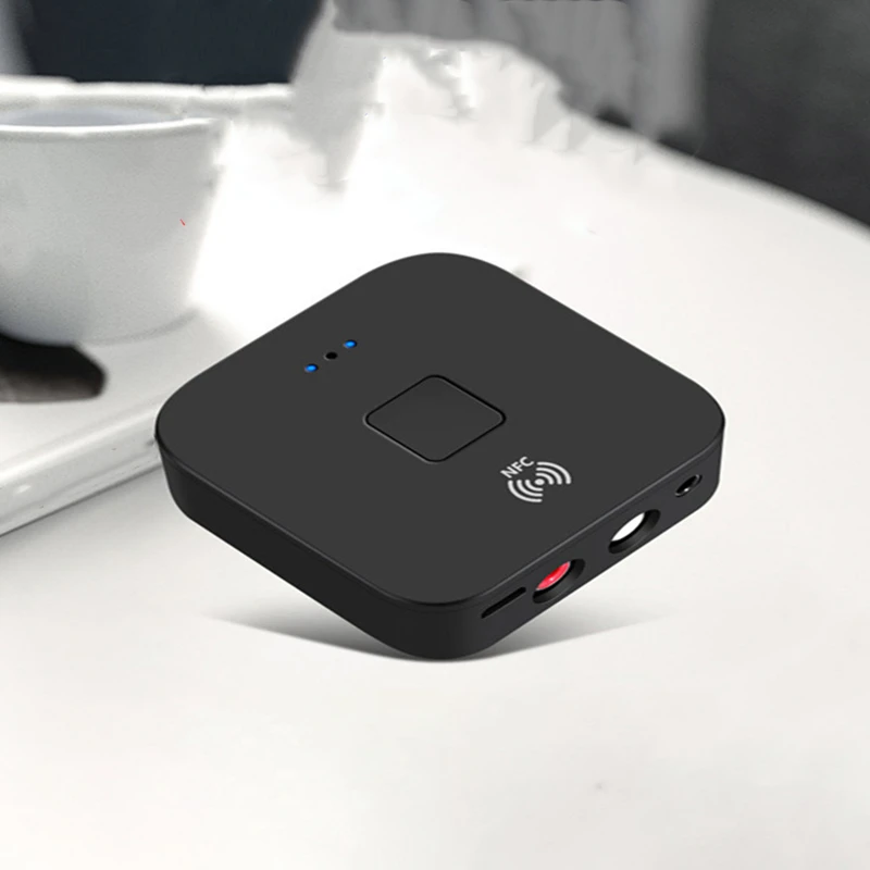 BLS-B11 ตัวรับสัญญาณบลูทูธ NFC 5.0 แจ็ค 3.5 มม.AUX สเตอริโออะแดปเตอร์ไร้สายสนับสนุน APTX LL สําหรับลําโพงรถยนต์ RCA Bluetooth 5.