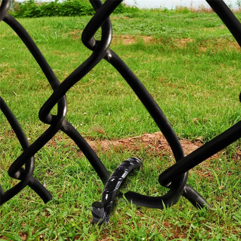 

-A41U 10Pcs Threaded Steel Bar Stakes/Ground Stakes/Outdoor Fence Ground Stakes. New J Hook Heavy-Duty Rebar Metal Stakes