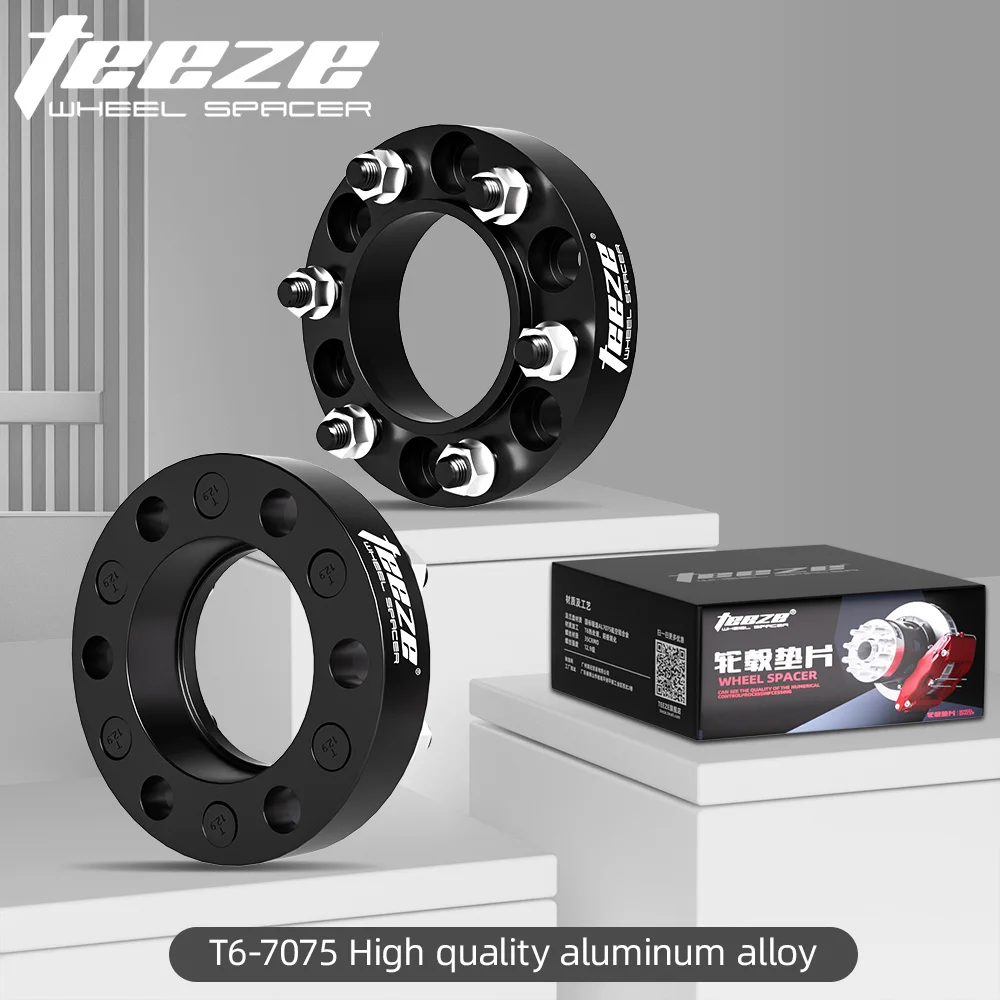 2PCS 6x139.7 100.1 For Mazda BT-50 III 2022-2024 Flange Plate T6-7075 Wheel Spacers Aluminum Hub widened Adapter