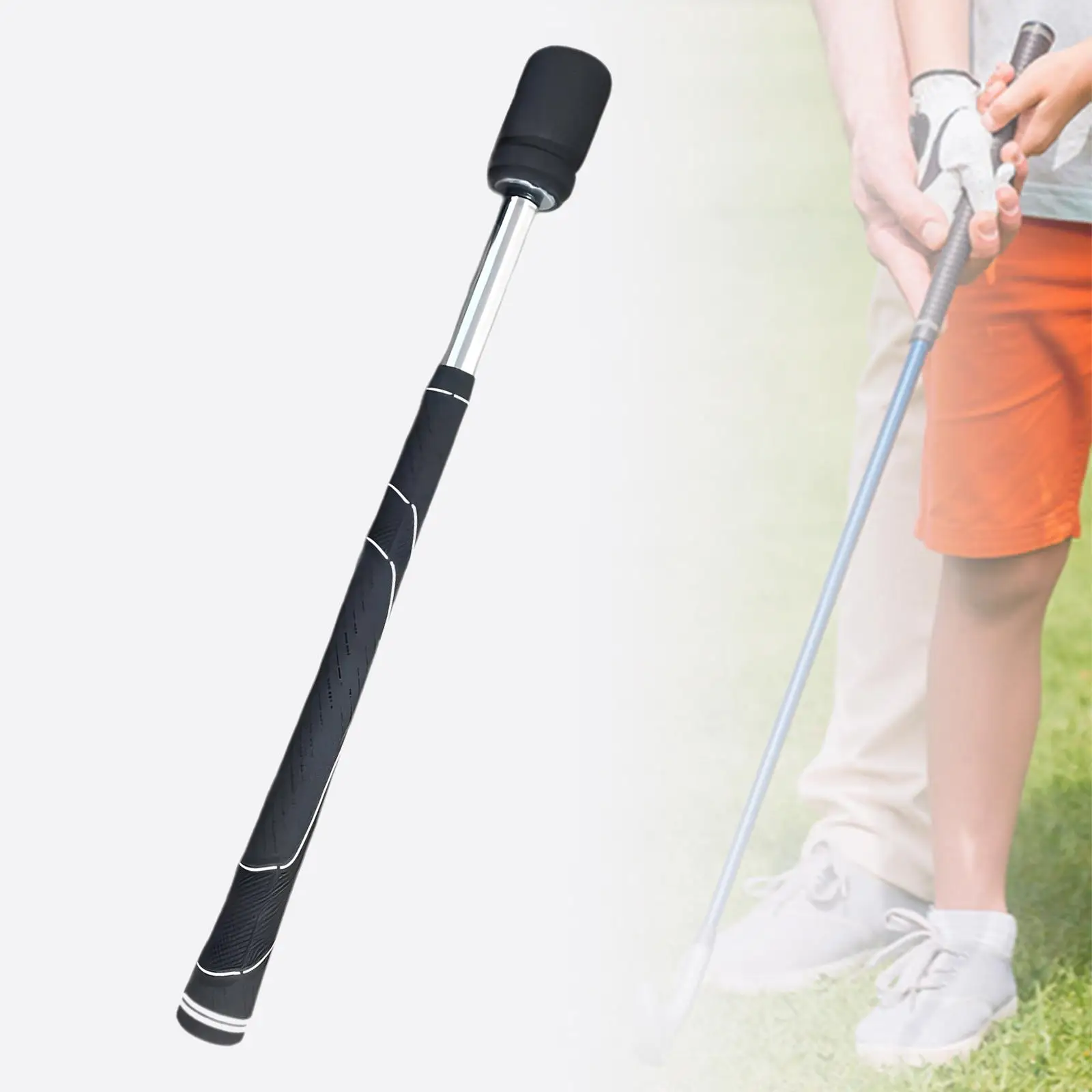 

Golf Swing Trainer Strength Flexibility and Tempo Nonslip Grip Golf Training