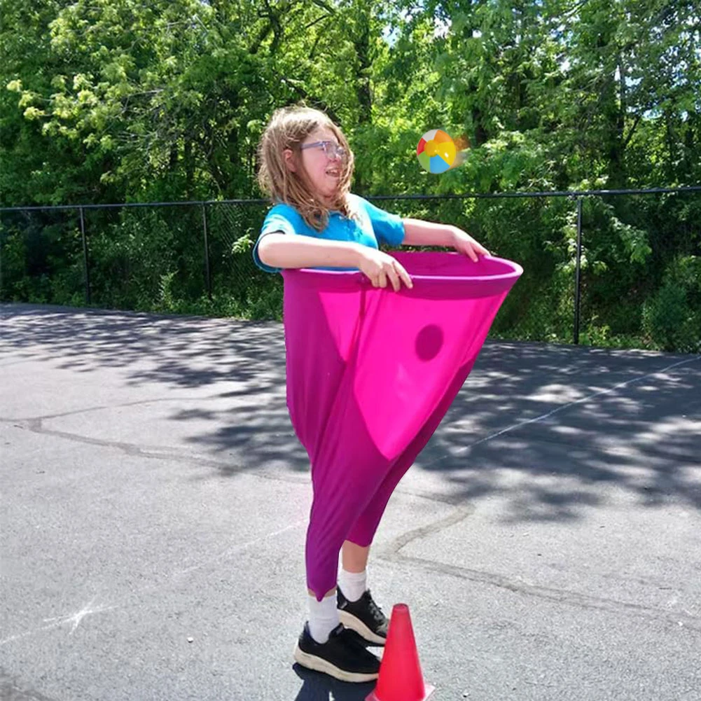 Fun Granny Pants Yard Game Family Reunion Pitching Game Giant Pants Tossing Balls Games Set Outdoor Halloween Party Game Props