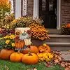 Fall Pumpkin Garden Flag 12x18 Inch Double Sided Welcome Yard Outdoor Flag jjp
