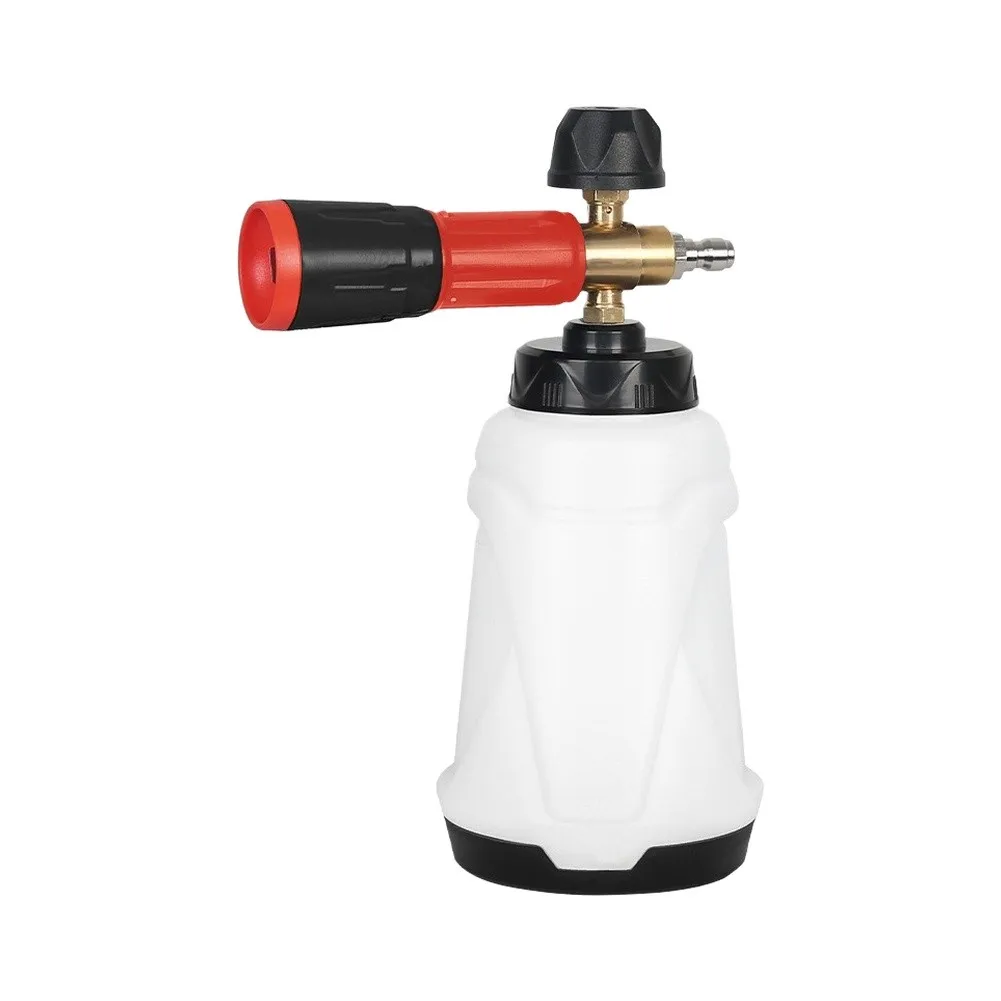High Pressure Cleaner PA Foam Pot For Thorough Car Cleaning White Foam Frequent Use Durability Brass Construction