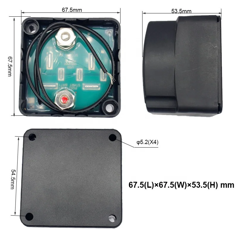 Imagem -02 - Tensão Relé Sensível Vsr Dupla Bateria Relé de Carregamento Automático Duplo Inteligente Bateria Isolador 12v 140amp