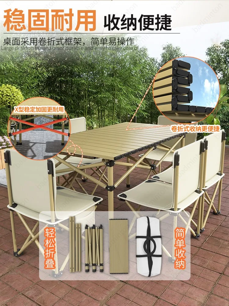 Outdoor Folding TableCar Camping Lightweight SetTourist Plate Table Complimentary Storage Bag Mesa Plegable Outdoor Furniture