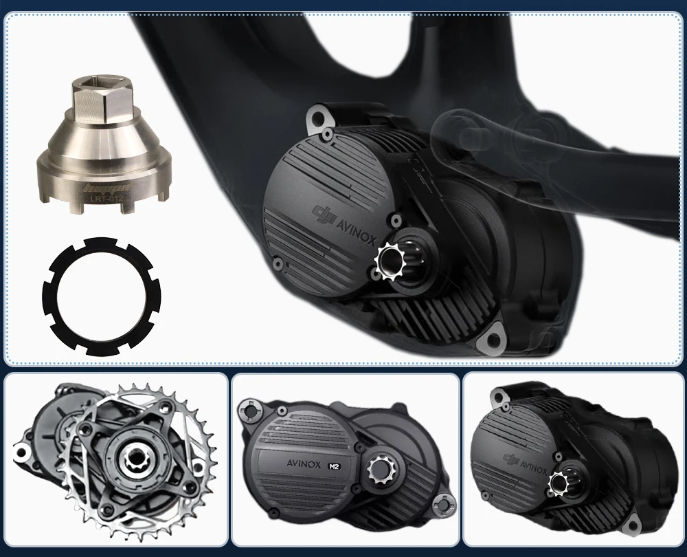HEPPE E-Bike Spider Lockring-Entfernungswerkzeug Fahrradmotor 8-Zahn-Kettenblatt-Lockring-Werkzeug für Amflow DJI Avinox M1/M2/M2S Motoren – Detail 5