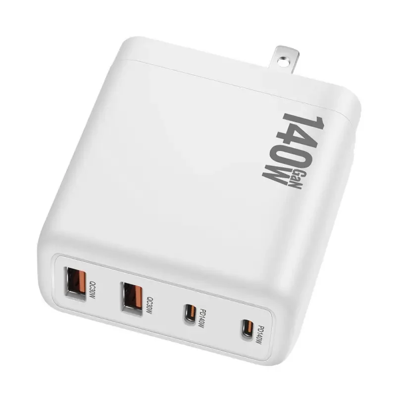 

140W gallium nitride charger GaN charging head PD140W multi-port super fast charging charger