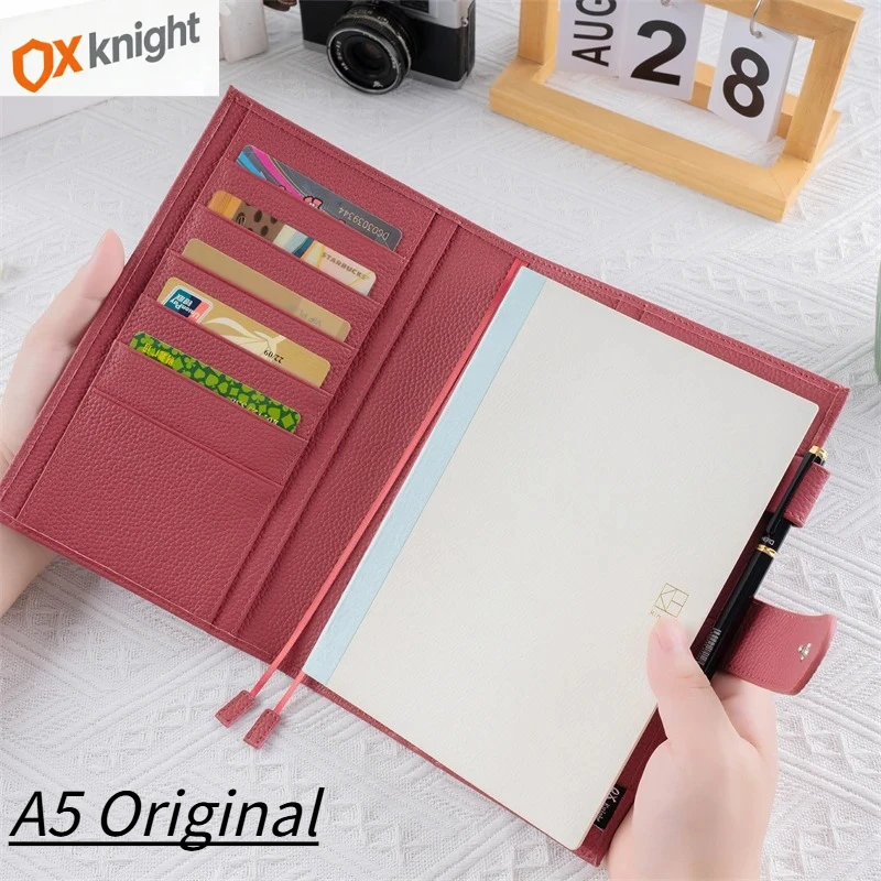ox-knight-new-original-series-a5-a5-notebook-cover-for-hobonichi-cousin-genuine-pebbled-grain-leather-planner-organizer-agenda