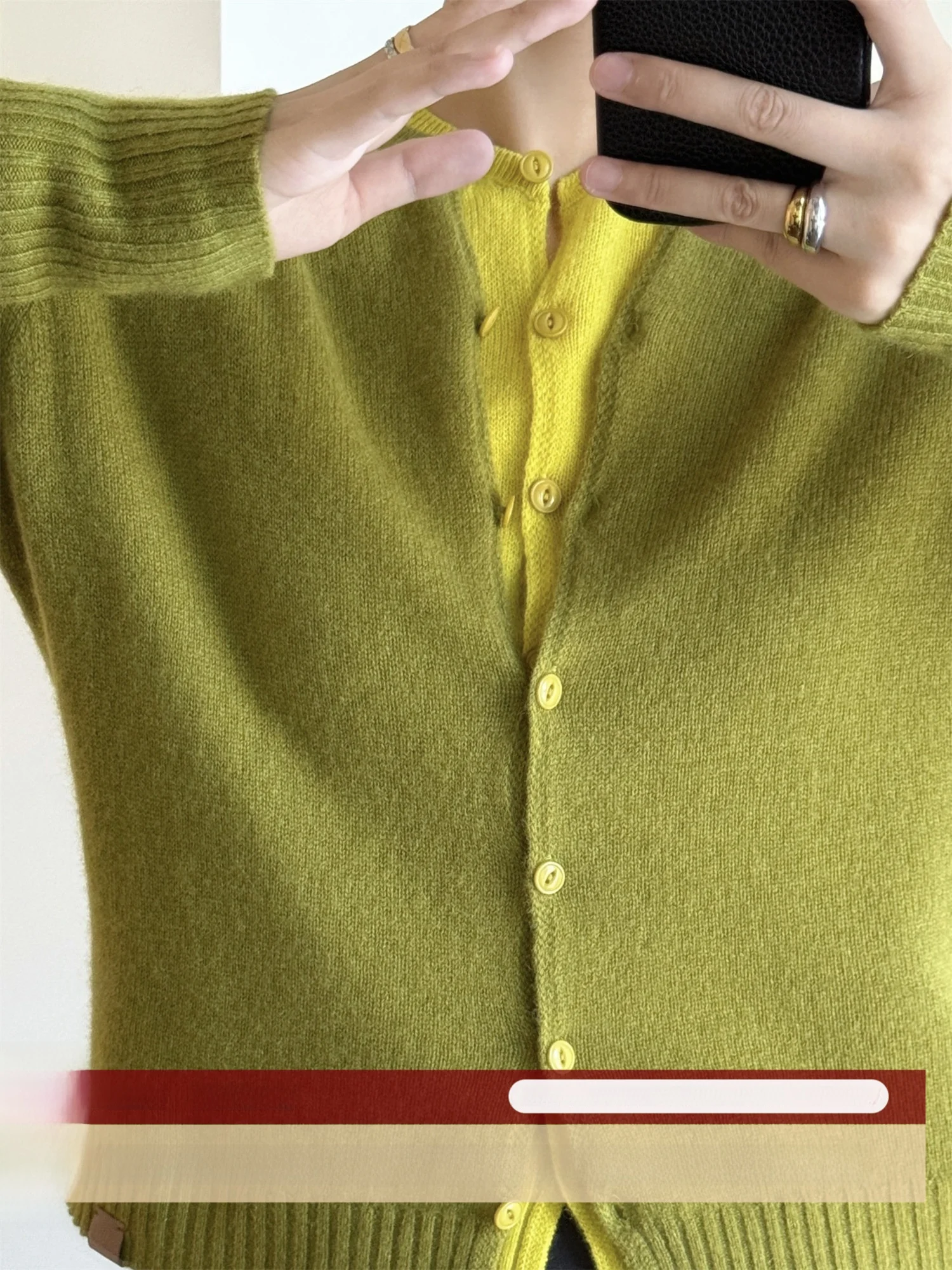 

WANGER Faionable Wool Camere Knitted Cardigan Cloud Soft Base Layer ort Sve round Ne Relax Sle for Women