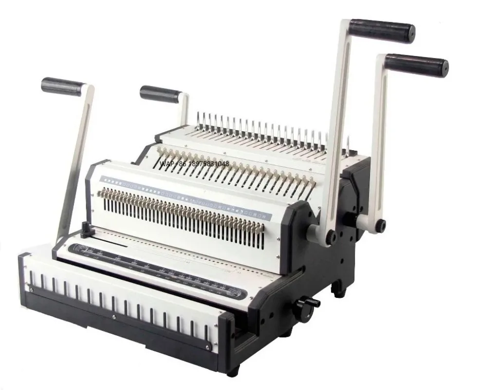 

Combination Function 2 in 1 Wire and Comb A4 Paper Binder Book Binding Machine