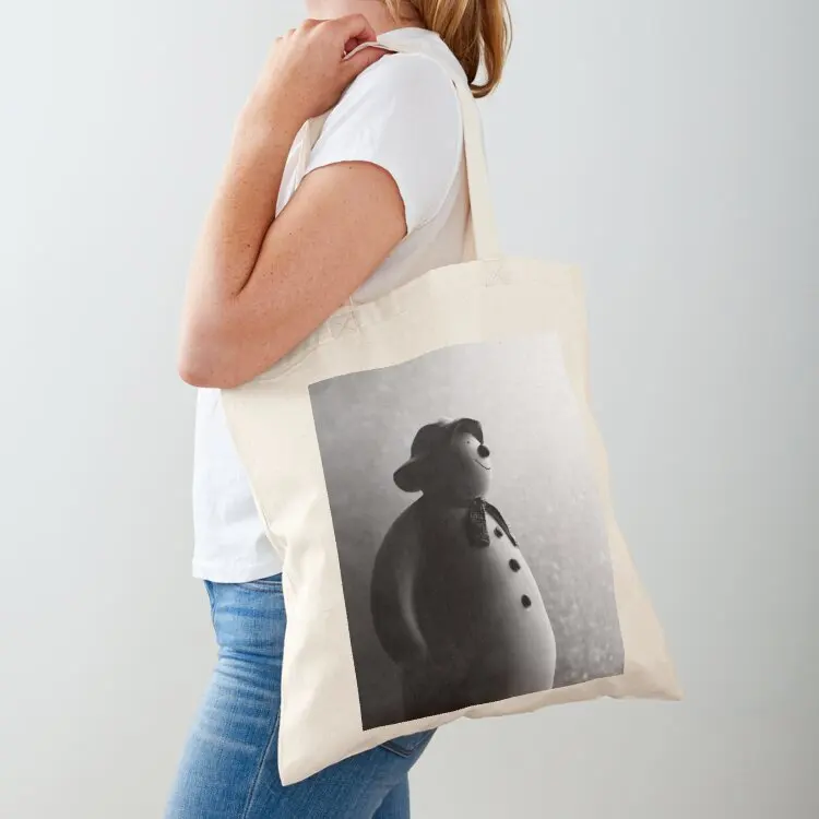 Black & White Christmas Photograph The Snowman Raymond Briggs Tote Bag women bag Women bags canvas tote bags