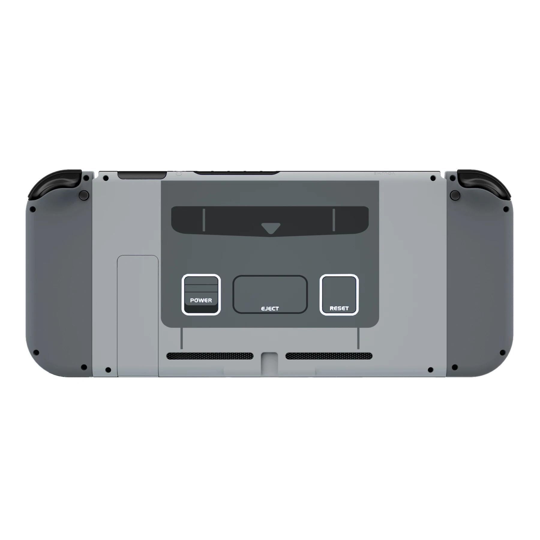 eXtremeRate Patterned Console Back Plate Housing W/Buttons for Nintendo Switch - SFC SNES Classic EU Style