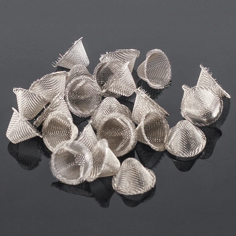 100Pcs Tobacco Smoking Pipe Metal Ball Stainless Steel Filter Screen Pipes Filter Mesh Tobacco Accessories