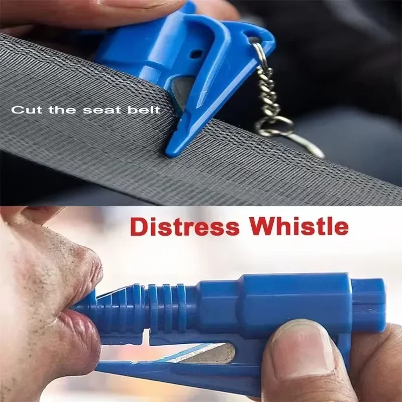3 in 1 Safety Hammer Car Emergency Rescue Car Escape Tool Window Breaker Seat belt Cutter Compact Emergency Hammer Escape Tool image 4