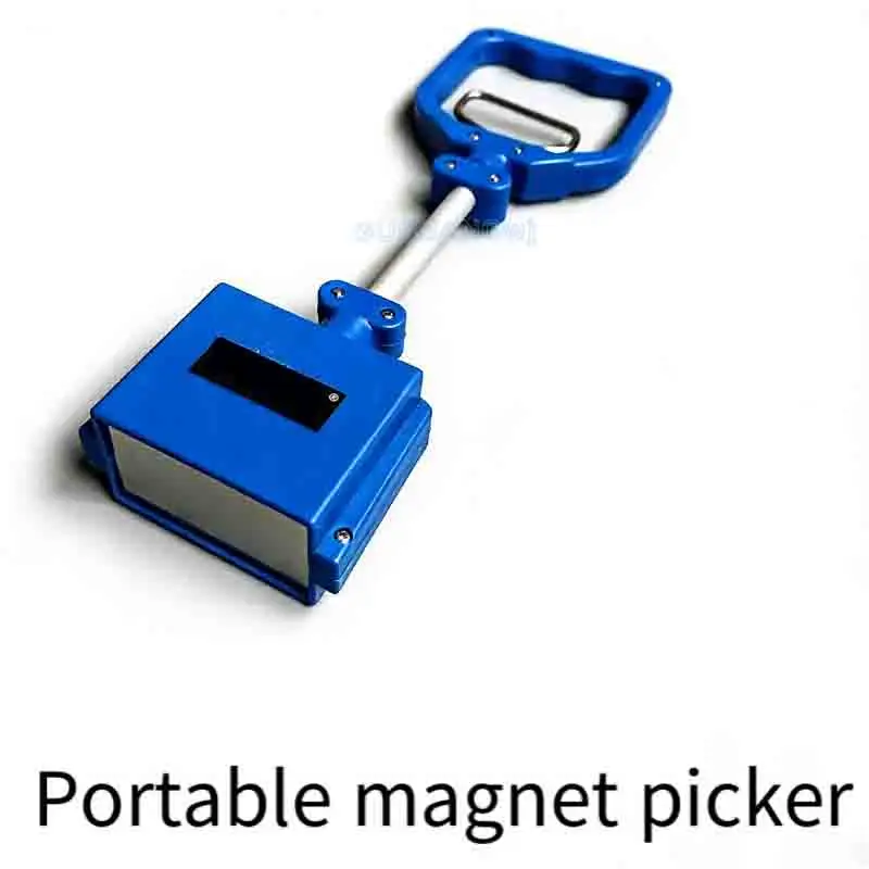Handheld Magnetic Sweeper with ON/OFF Switch | Strong Magnetic Separator for Metal Debris Collection | Iron Chips Pickup Tool