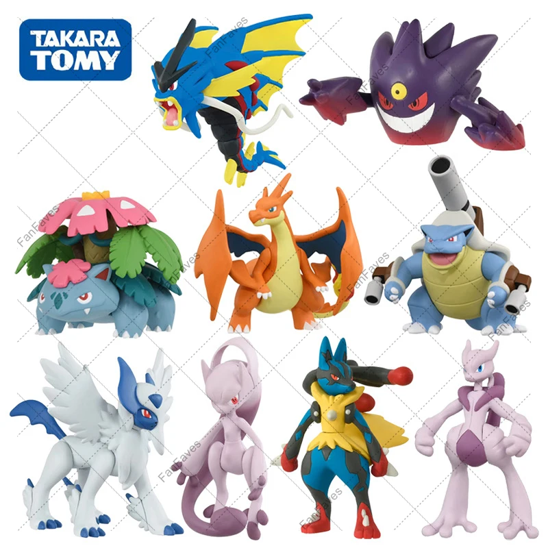 

Pokemon Figure Toys Model Dolls Sableye Gardevoir Tyranitar Altaria Ampharos Mewtwo X Y Cute Small Size Desktop Decoration Gifts