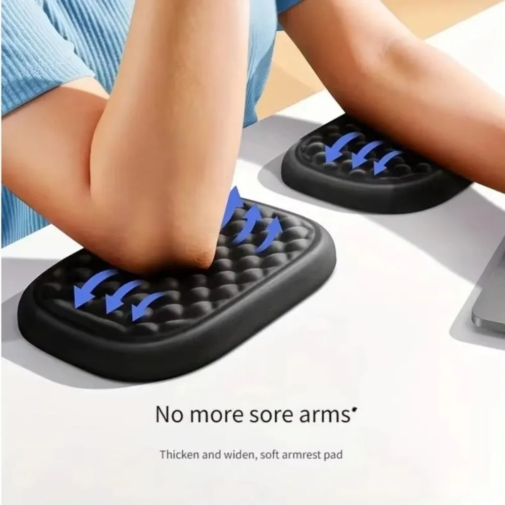 Foam Ergonomic Wrist Rest Soft Non-Slip Base Mousepad Wrist Support Slow Rebound Water Ripple Keyboard Wrist Rest Pad