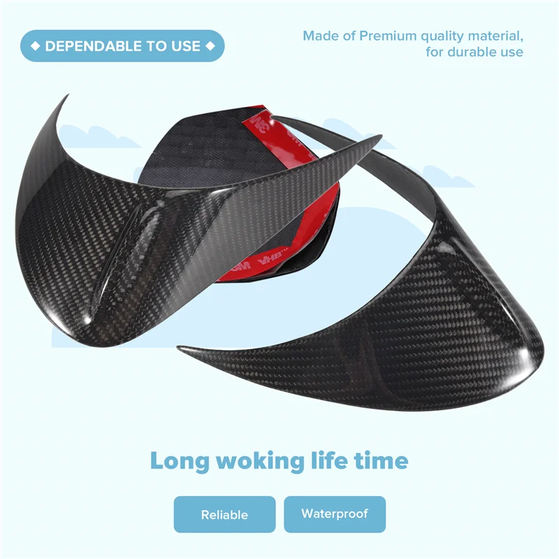 

For Toyota 86 FT86 GT86 Subaru BRZ 2012-2020 Carbon Rear Tail Light Eyebrows Cover Body Kit