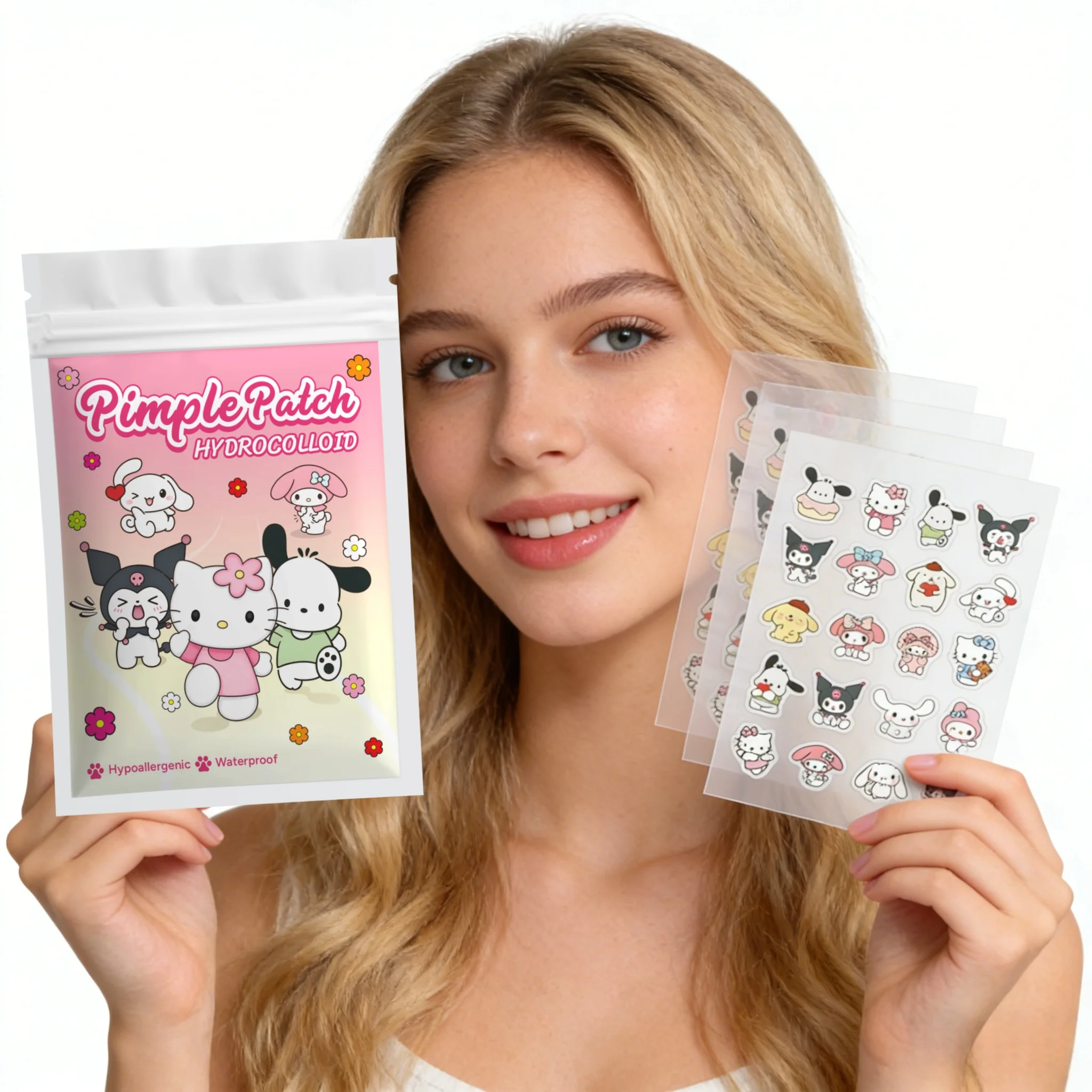 Acne patches, acne stickers, facial acne patches, concealer, concealer stickers 100PCS hello kitty