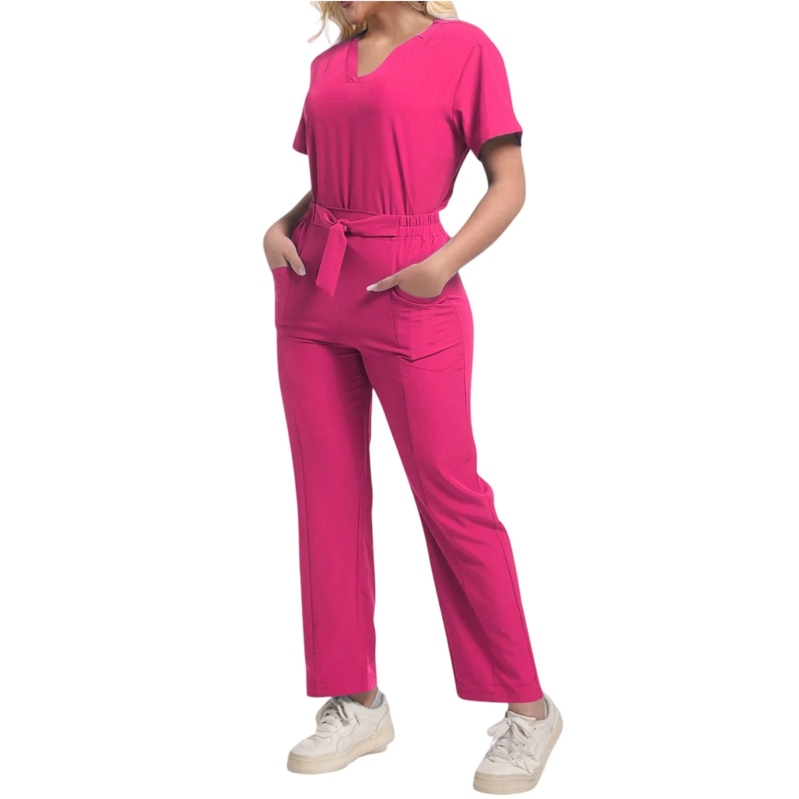 

Оптовая цена Доктор Медсестра Клинические топы Брюки Высококачественные скрабы Женская одежда для ухода за клиникю Набор клинических скрабов