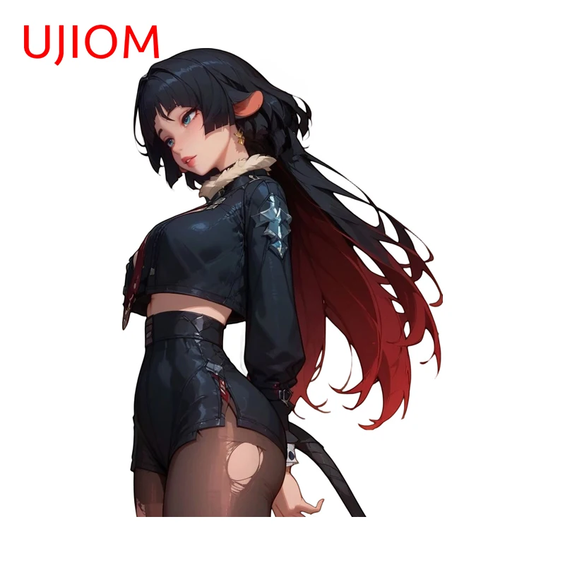UJIOM Sexy and Alluring Zenless Zone Zero Wall Sticker Premium Scratch-Proof Vinly Decal Trendy Kitchen Cupboard Decoration