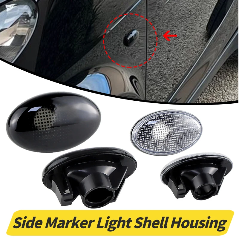 For Mercedes Benz Smart W450 W452 A-Class W168 Vito W639 W447 Citan W415 Car Turn Signal Side Fender Marker Light Shell L&R