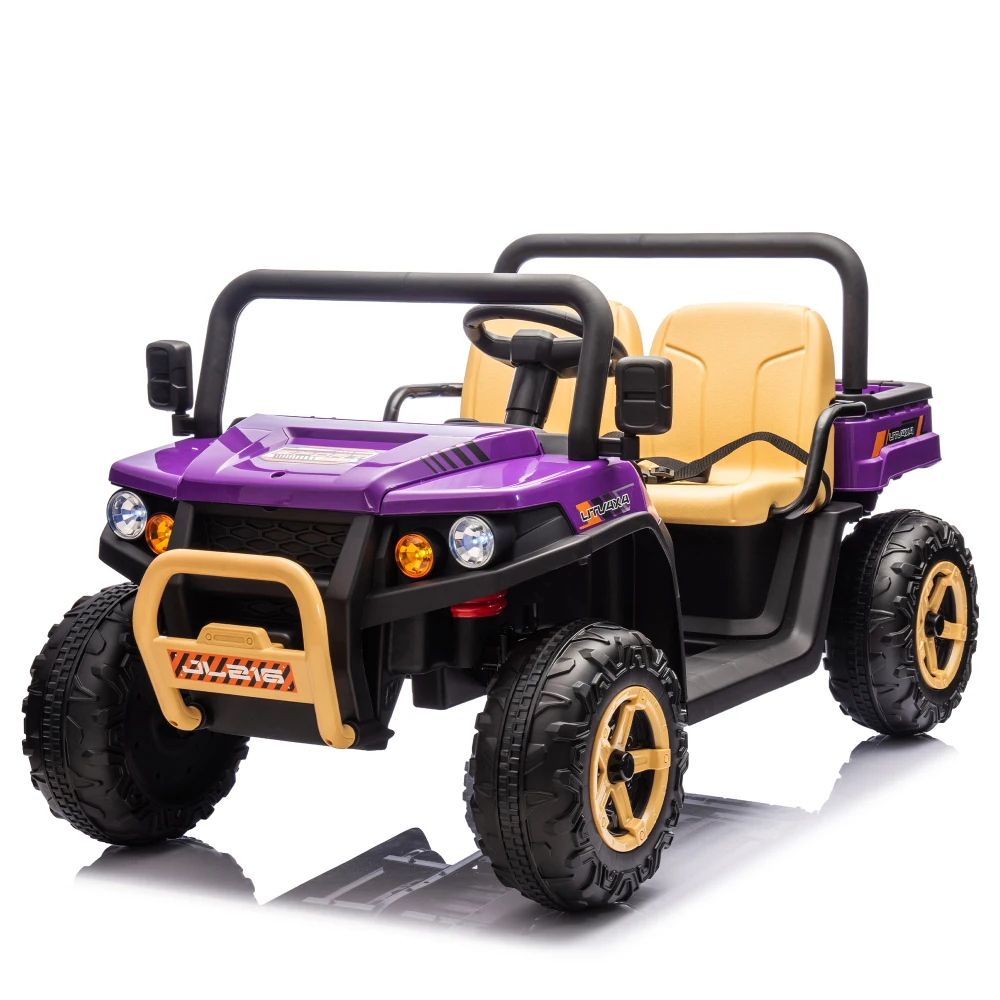 24V Kids Ride on UTV, Parent Remote Control, Two Seat, for Kids Ages 3-8. Kids Cars Electric in Ride on  Electric Car for Kids