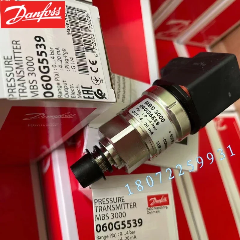 Danfoss Pressure Transmitter MBS3000 060G1457 G5539 060G3801 060G1542 3596