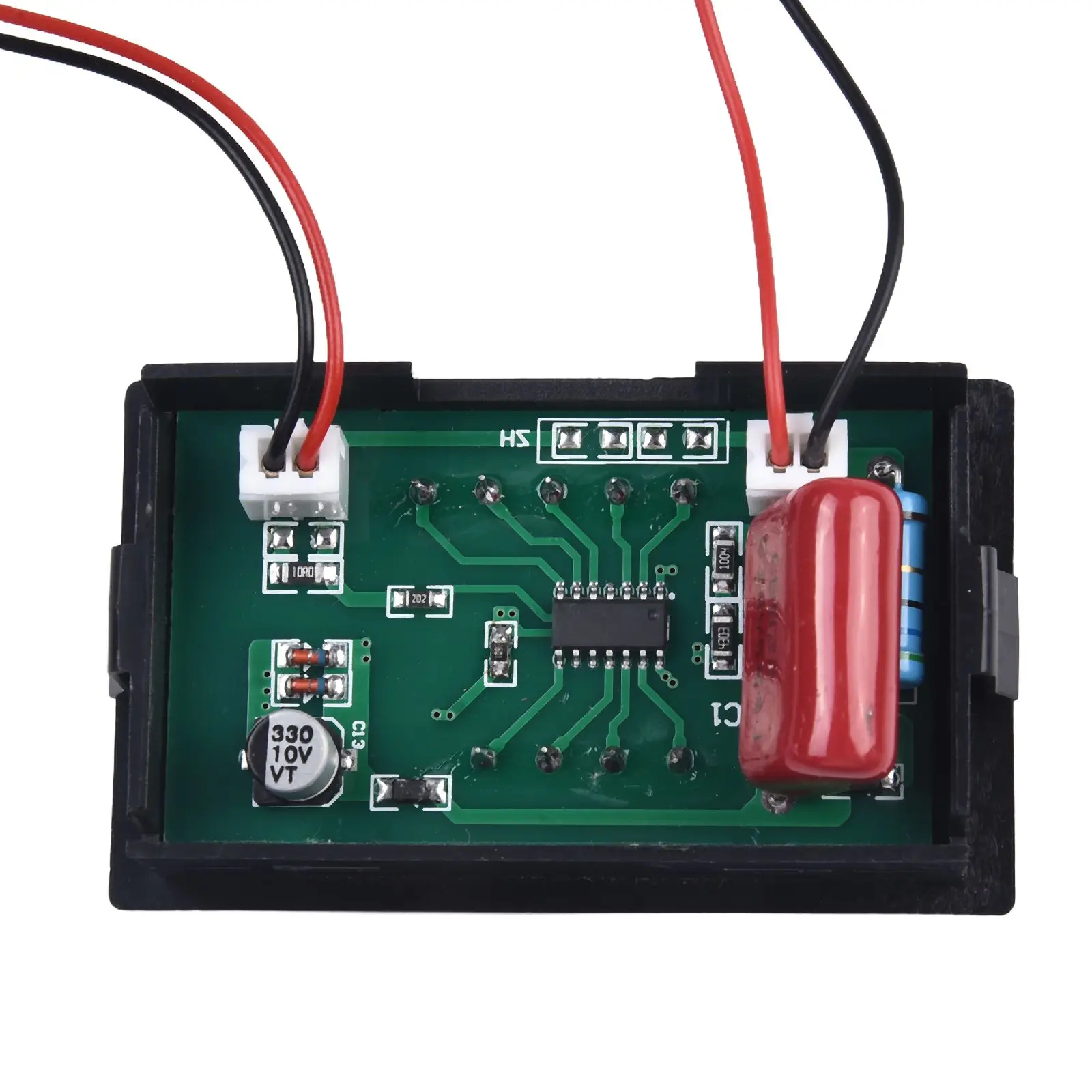 

New Practical AC Voltage Meter Current Meter Plastic Shell Reliable 70x40x30mm AC 100-300V Built-in Transformer