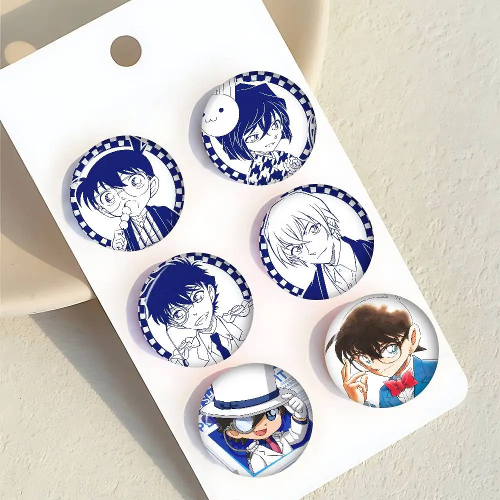Niedliche Anstecknadeln Lustige Abzeichen Interessante Cartoon-Tier-Broschen Rucksack-Kleidungs-Geschenk-Accessoire Detektiv C-c-conanes Anime