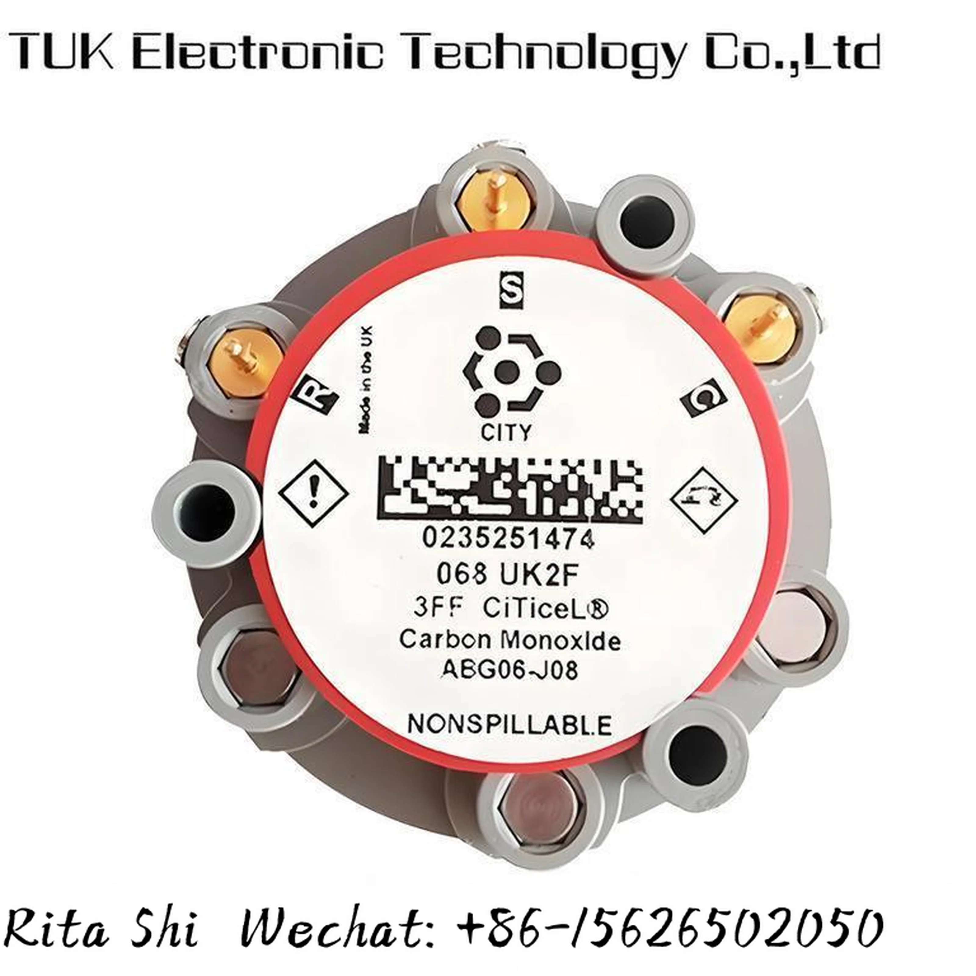 City Carbon Monoxide sensor 3F/F 3 Electrode Electrochemical CO Sensor ABG06-J08 Gas Sensor