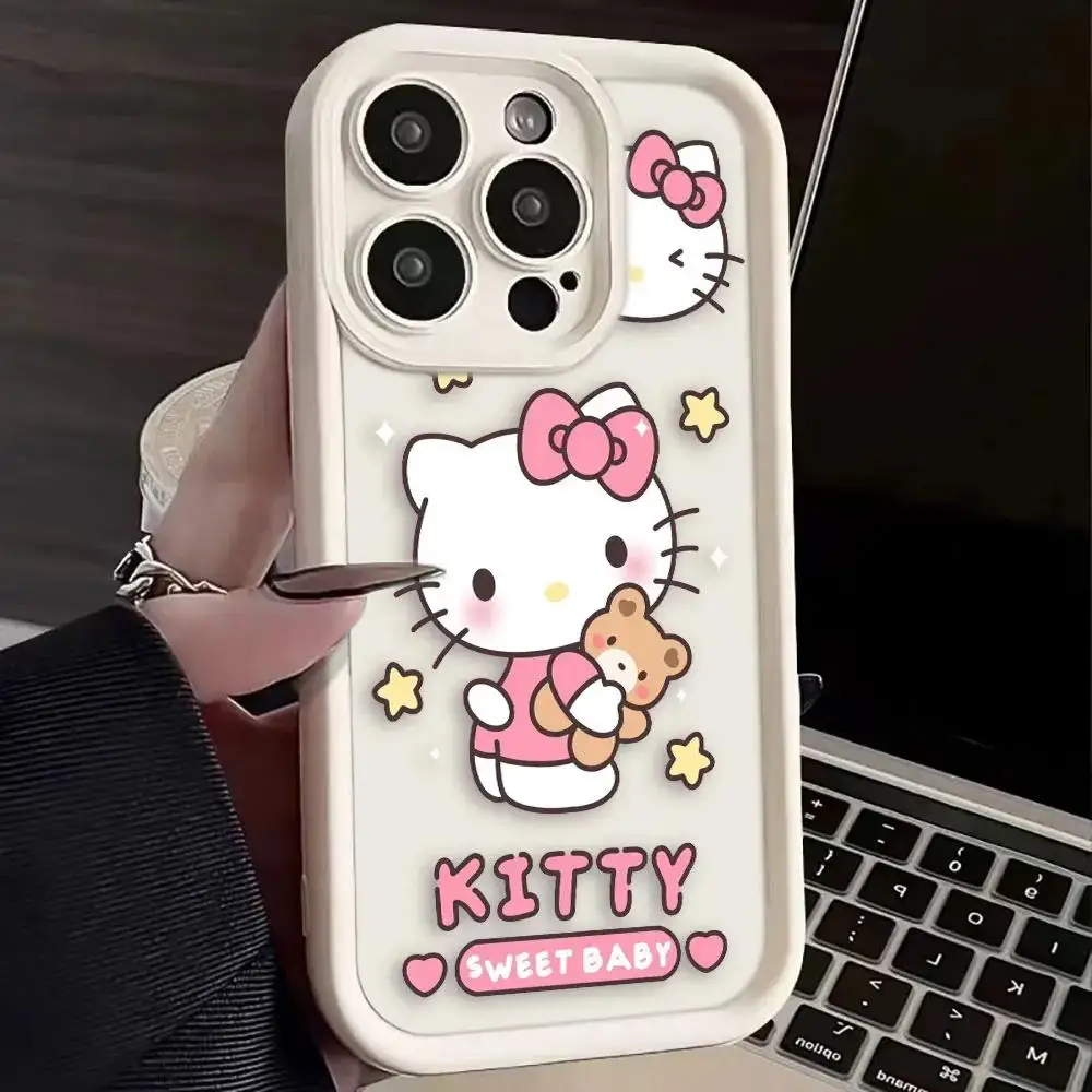 Sanrio Hello Kitty Star Case For Xiaomi POCO M6 M3 Pro F3 F5 X5 F4 14T 12T 11 Lite Cover Soft Funda Silicone