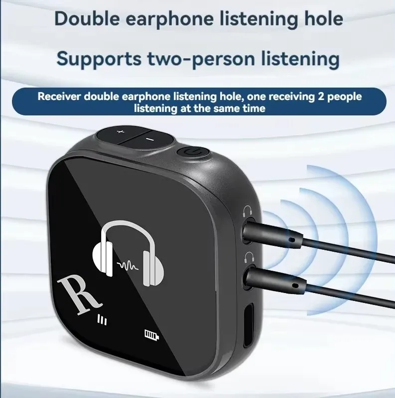 نظام استقبال الارسال سماعة الرأس نظام IEM اللاسلكي 5.8G نظام مراقبة الأذن اللاسلكي مع جهاز استقبال الارسال التلقائي