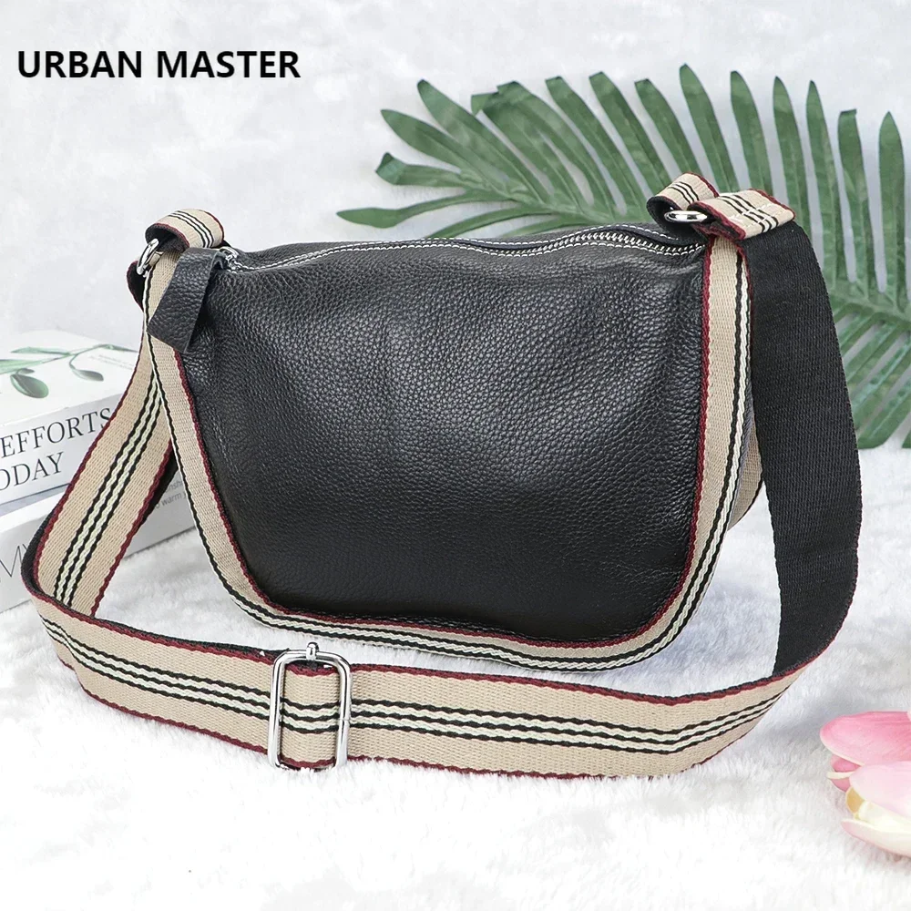 URBAN MASTER Casualไหล่กระเป๋าผู้หญิงหนังแท้กระเป๋าCrossbodyเรียบง่าย 2172