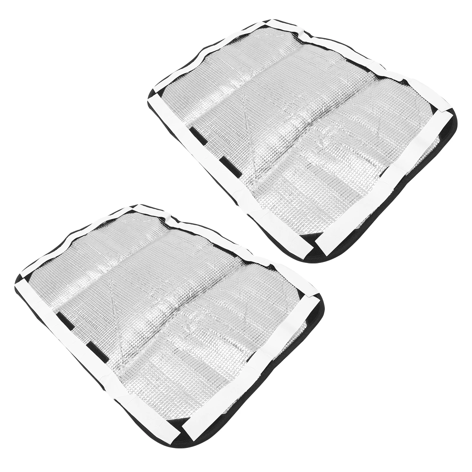 

2Pcs RV Rv Window Sunshade Cover Shade Sun Protection Cover for Doors Camper Privacy Cooler Easy Storage Travel Accessories