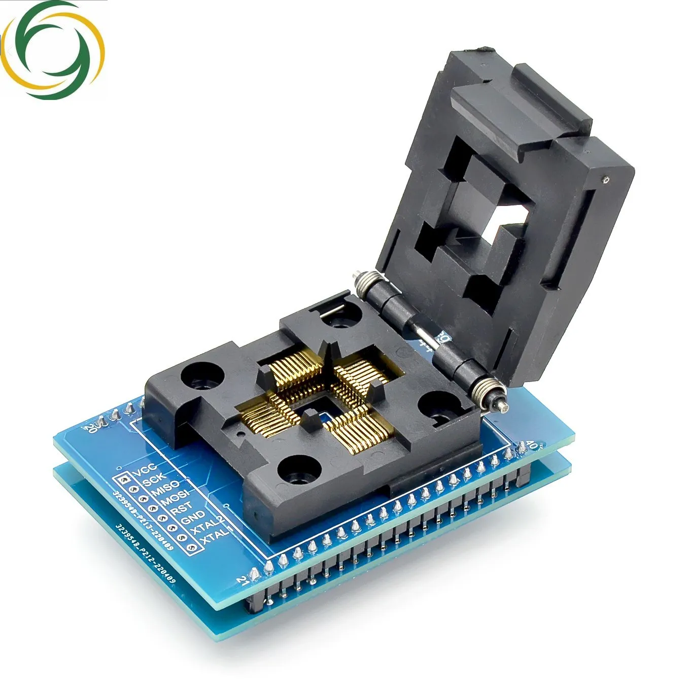 Imagem -04 - Programador Adaptador Chip Soquete de Teste Assento Ardente Circuitos Integrados Tqfp32 Qfp32 para Dip28 Tqfp44 Qfp44 para Dip40 ic