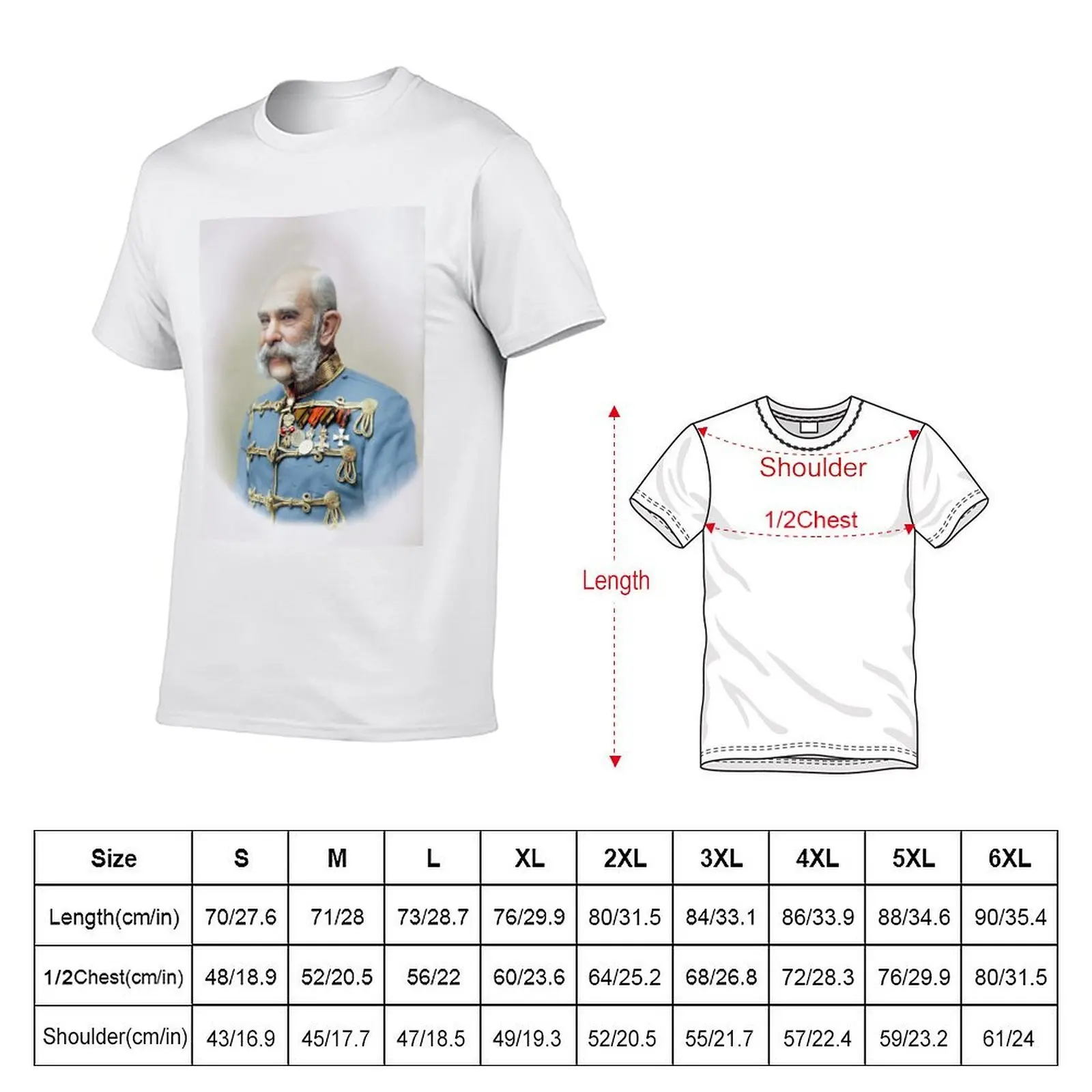 فرانز جوزيف الأول من النمسا، 1905 تي شيرت تي شيرت رجل عادي رجالي جرافيك تي شيرت تي شيرت #5