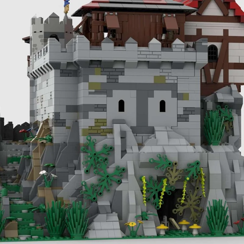 5726 قطعة MOC Burg L wenfels قلعة Lioncliff الأسد نموذج بناء لعبة كتل هدية الكريسماس لتقوم بها بنفسك فكرة إبداعية الطوب عيد ميلاد الاطفال #3