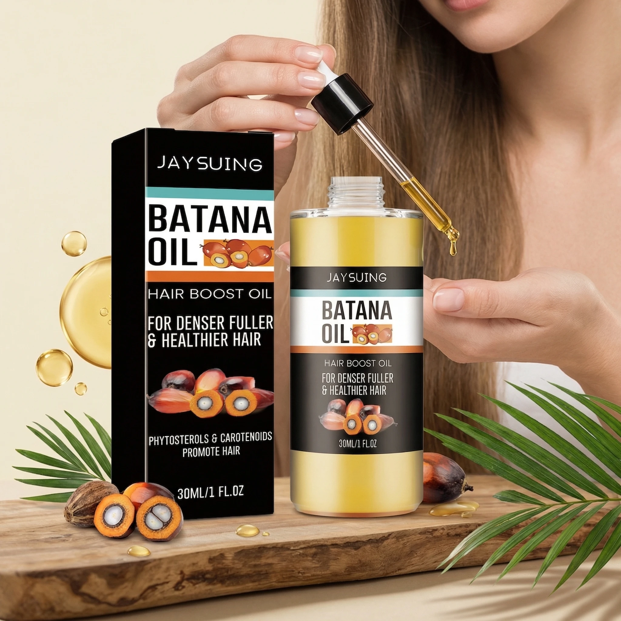 

100ML Batana Hair Essence Oil Nourishing Scalp Repair Damaged Hair Enhance Smoothness Improve Gloss Strengthening Hair Care Oil