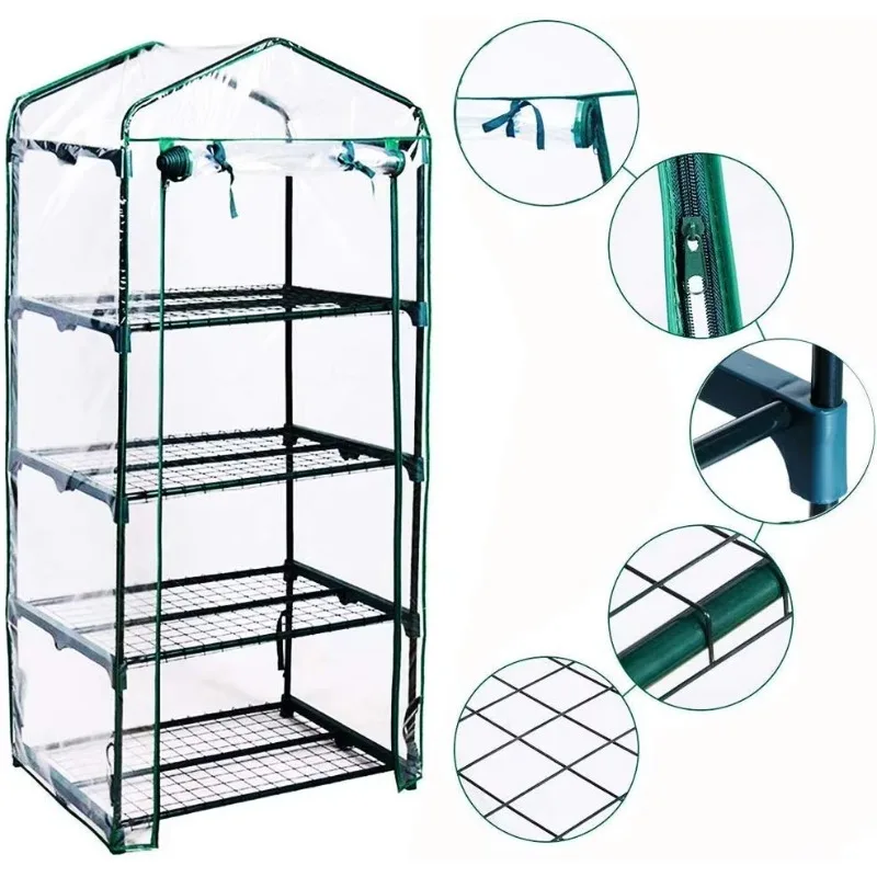 Luxury Agricultural Garden Backyard Outdoor UV Greenhouse
