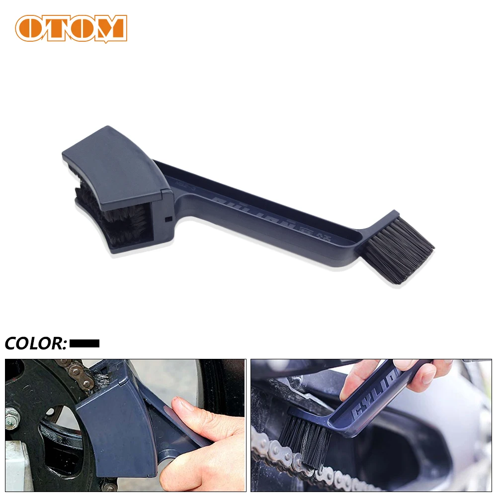 OTOM Motorcycle Chain Brush Cleaner Plastic Bicycle Motocross Plastic Cycling Clean Outdoor Scrubber Bisiklet Maintenance Tools