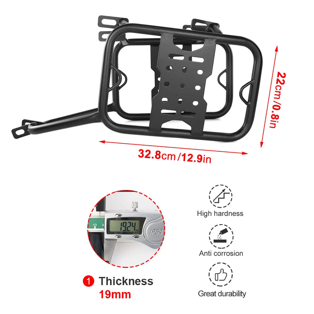 Voor KAWASAKI KLR 650 Adventure KLR 650 2022 2023 2024 Motorfiets Zijtas Carrier Fietstassen Rack Zadeltas Montagebeugel houder