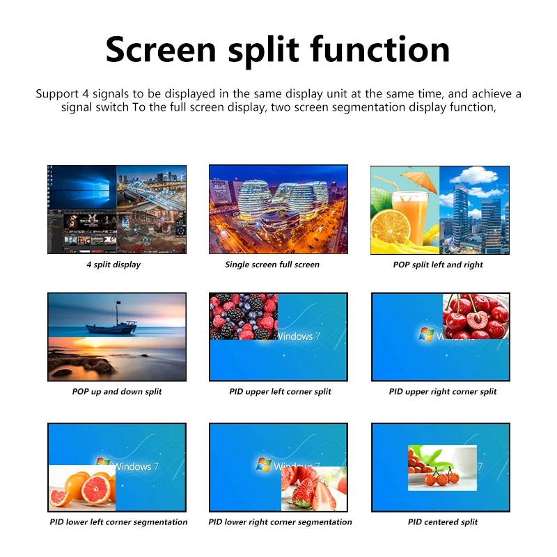 Controller per Video Wall 4x4 4K HD Multiplexer Switcher TV Splicing Advertising Box Splicer Digital Signage Picture subits