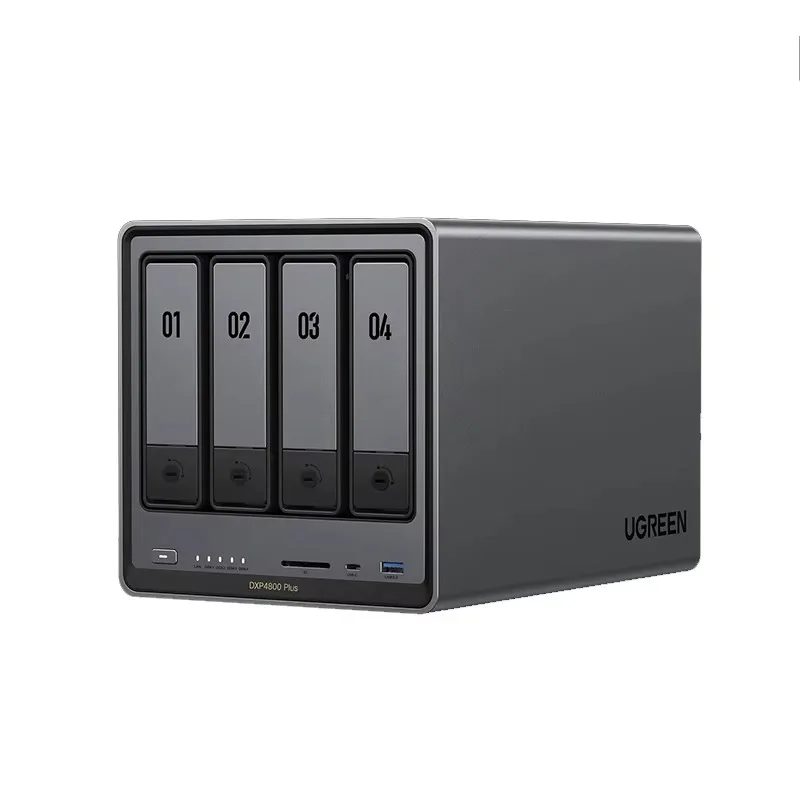 Original New UGREEN DXP4800 Plus 4-Bay NAS N100 Quad Core 8GB DDR5 Networking Storage